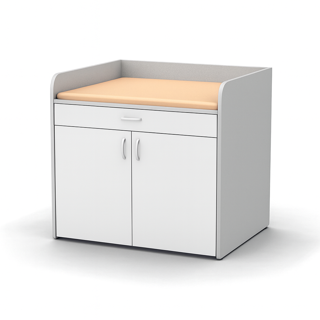 Стіл оглядовий педіатричний СПЛ-3 з матрацом ящиком та комодом ТОВ «ОМЕГА ІНВЕСТ ГРУПП» Україна